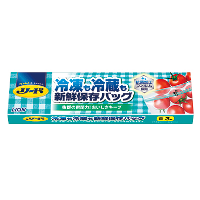 リード　冷凍も冷蔵も新鮮保存バッグS3枚入