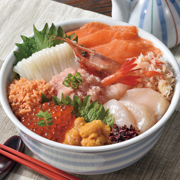 函館朝市海鮮丼2～3人前セット