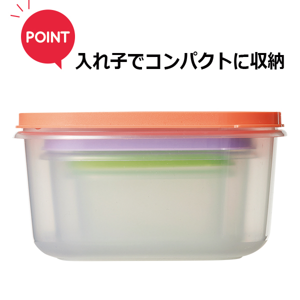 便利な保存容器3個組