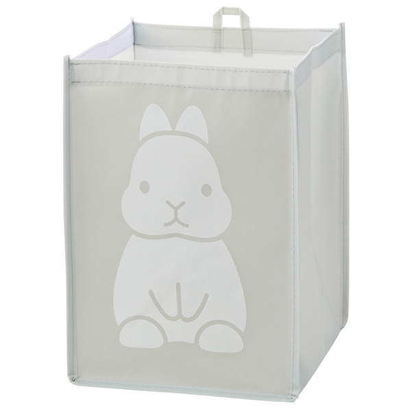 ウサギ　折りたたみランドリーＢＯＸ