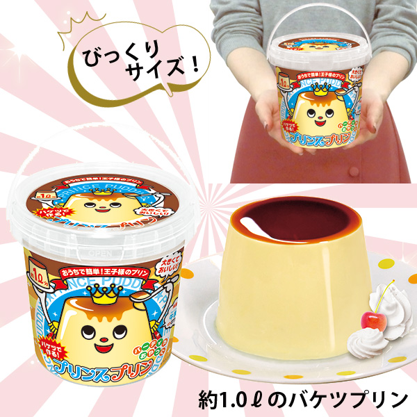 バケツで作る プリンスプリン