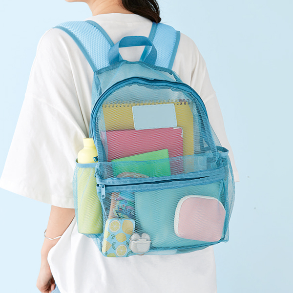 通気性抜群！メッシュリュックサック