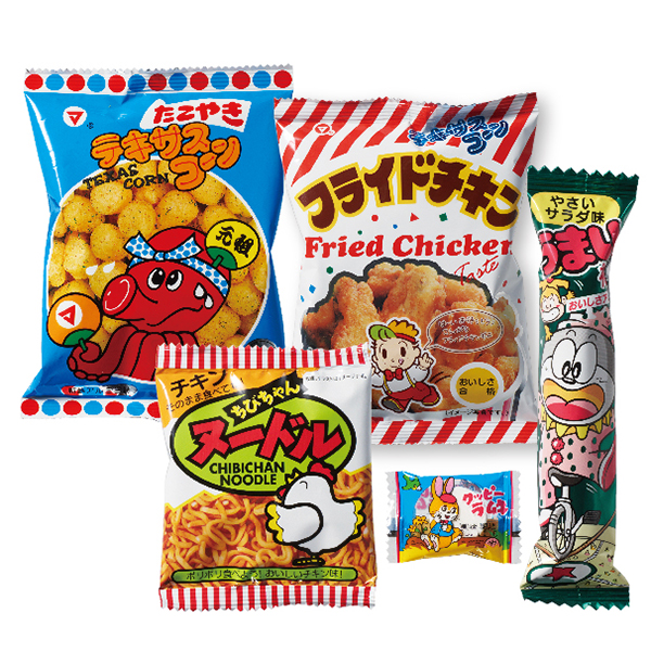 キャラクターバッグ付お菓子5点セット