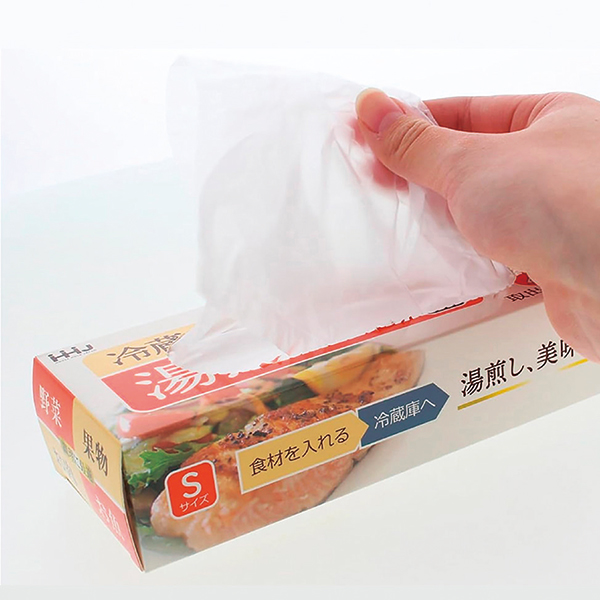 湯煎できるポリ袋Sサイズ80枚入
