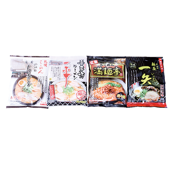全国繁盛店対決ラーメン4食