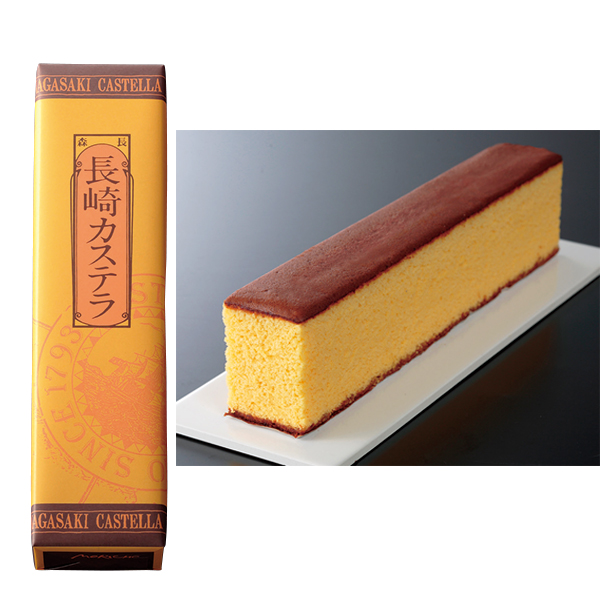 菓秀苑森長 長崎カステラ(ハニー)0.5号