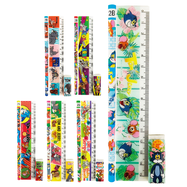 販促品 ノベルティ 景品 記念品 キャラクター文具3点セット キャラクター文具3点セット