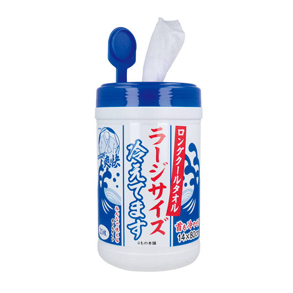 ロングクールタオルラージサイズ（ボトル入り）20枚入り