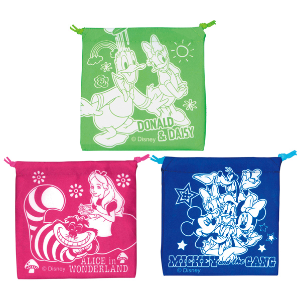 キャラクターオールスターおしゃれ巾着袋