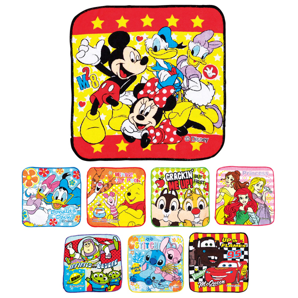 キャラクターオールスターミニタオル