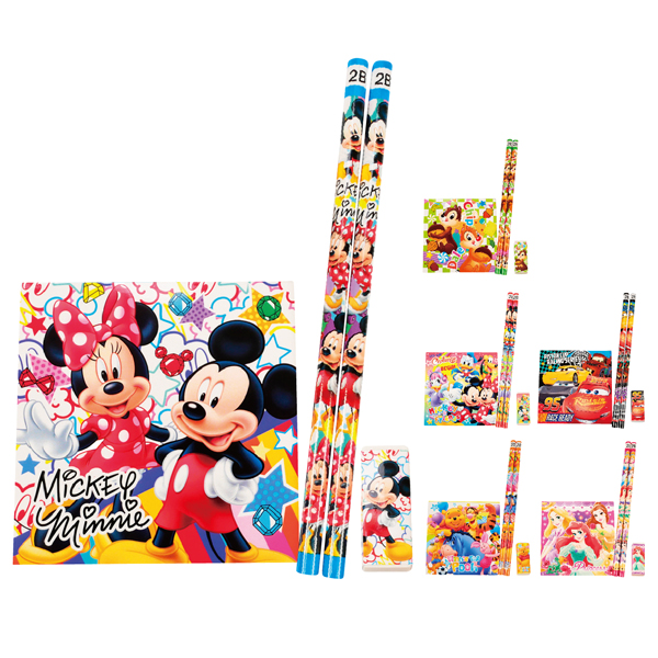 キャラクターカラフル文具4点セット