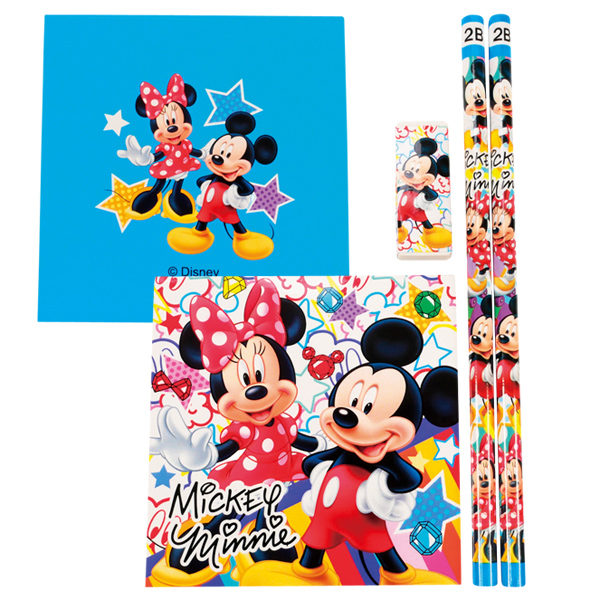 キャラクターカラフル文具4点セット