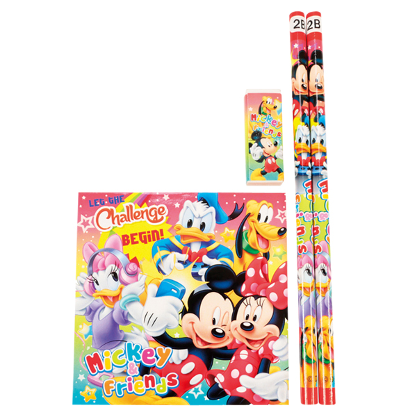 キャラクターカラフル文具4点セット
